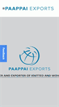 Mobile Screenshot of paappaiexports.com